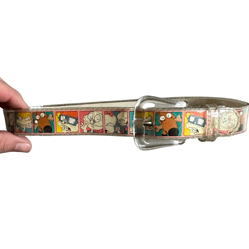 Vintage Rugrats Belt Youth 90s Tommy Chucky Spike Phil Lil‎ Nickelodeon Kidcore